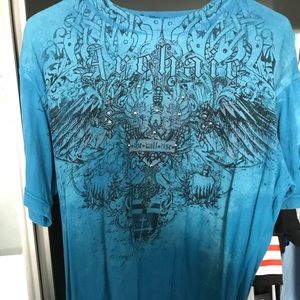 Buckle archaic men’s designer tee shirt!